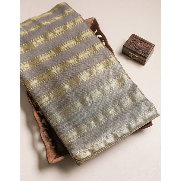 KOTA GOLD STRIPED FABRIC