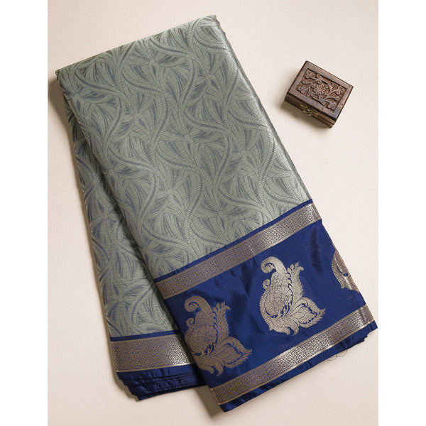 TISSUE SILK BORDER FABRIC