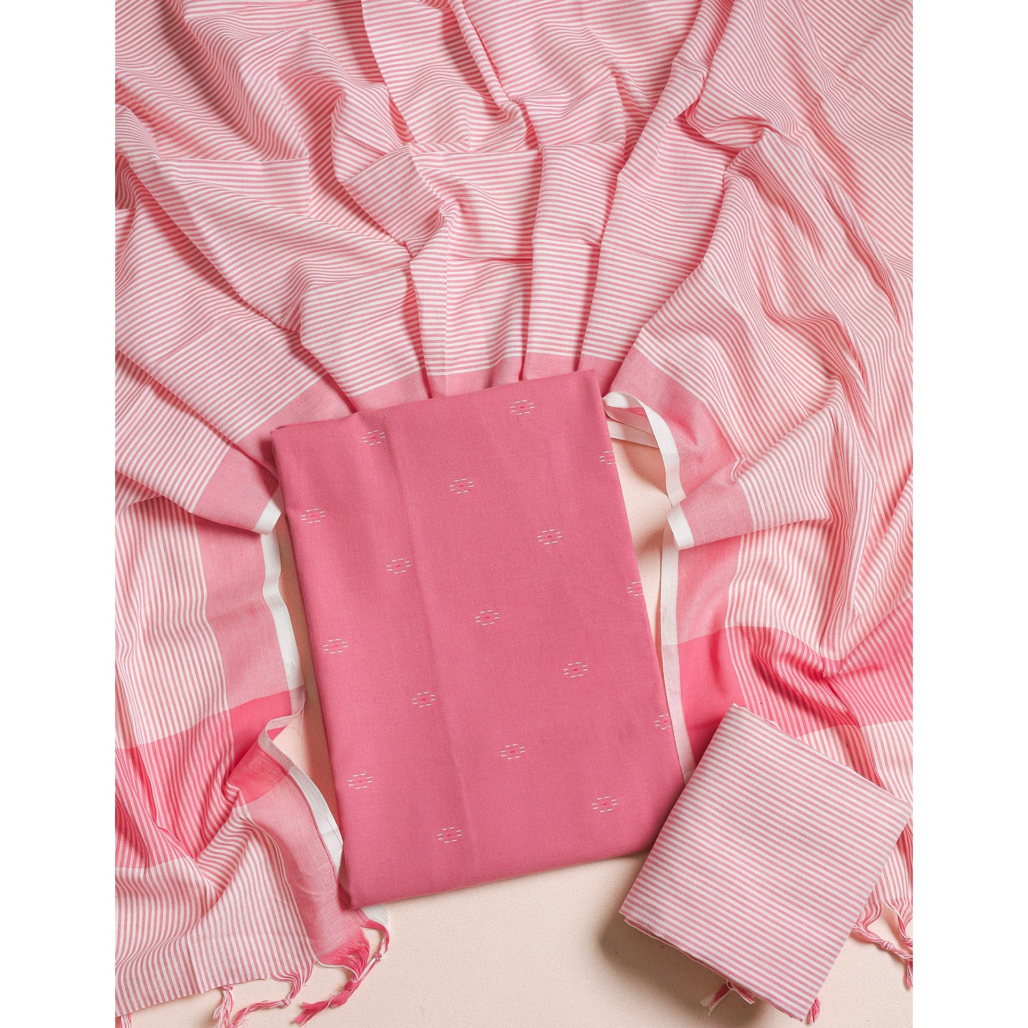 COTTON HANDLOOM SUIT SET