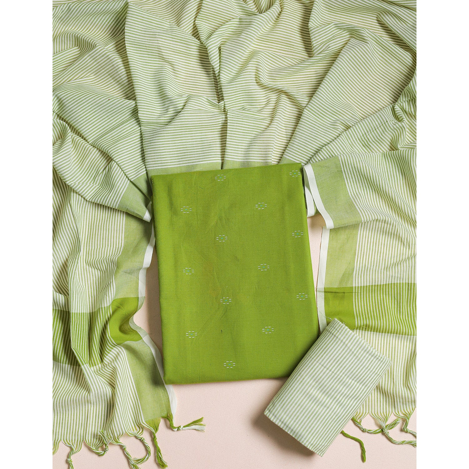 COTTON HANDLOOM SUIT SET