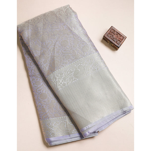 TISSUE SILK BORDER FABRIC