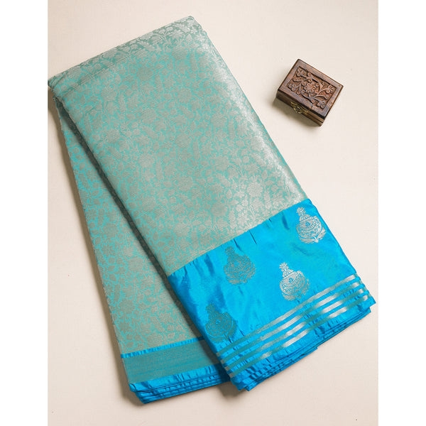 TISSUE SILK BORDER FABRIC