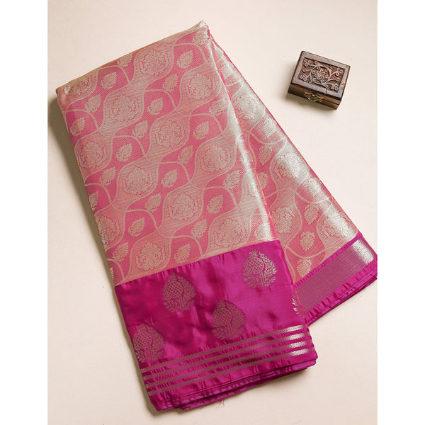 TISSUE SILK BORDER FABRIC