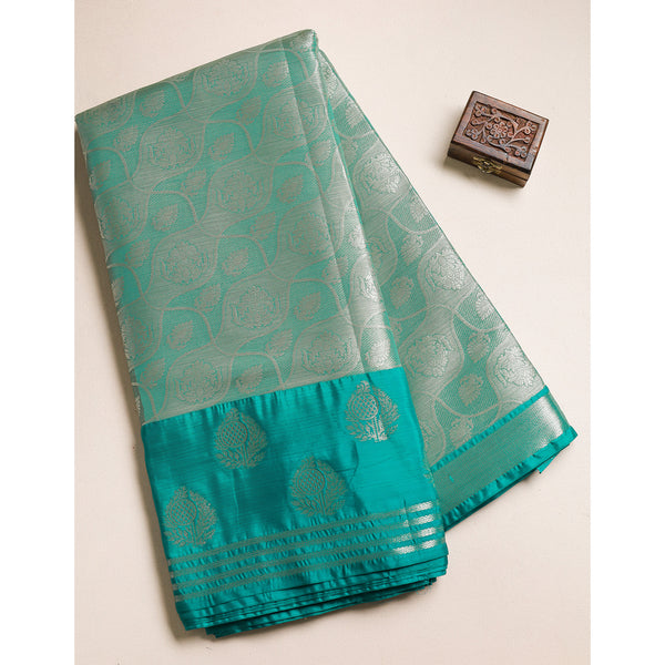 TISSUE SILK BORDER FABRIC