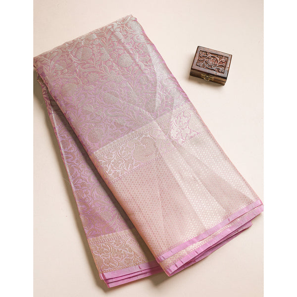 TISSUE SILK BORDER FABRIC