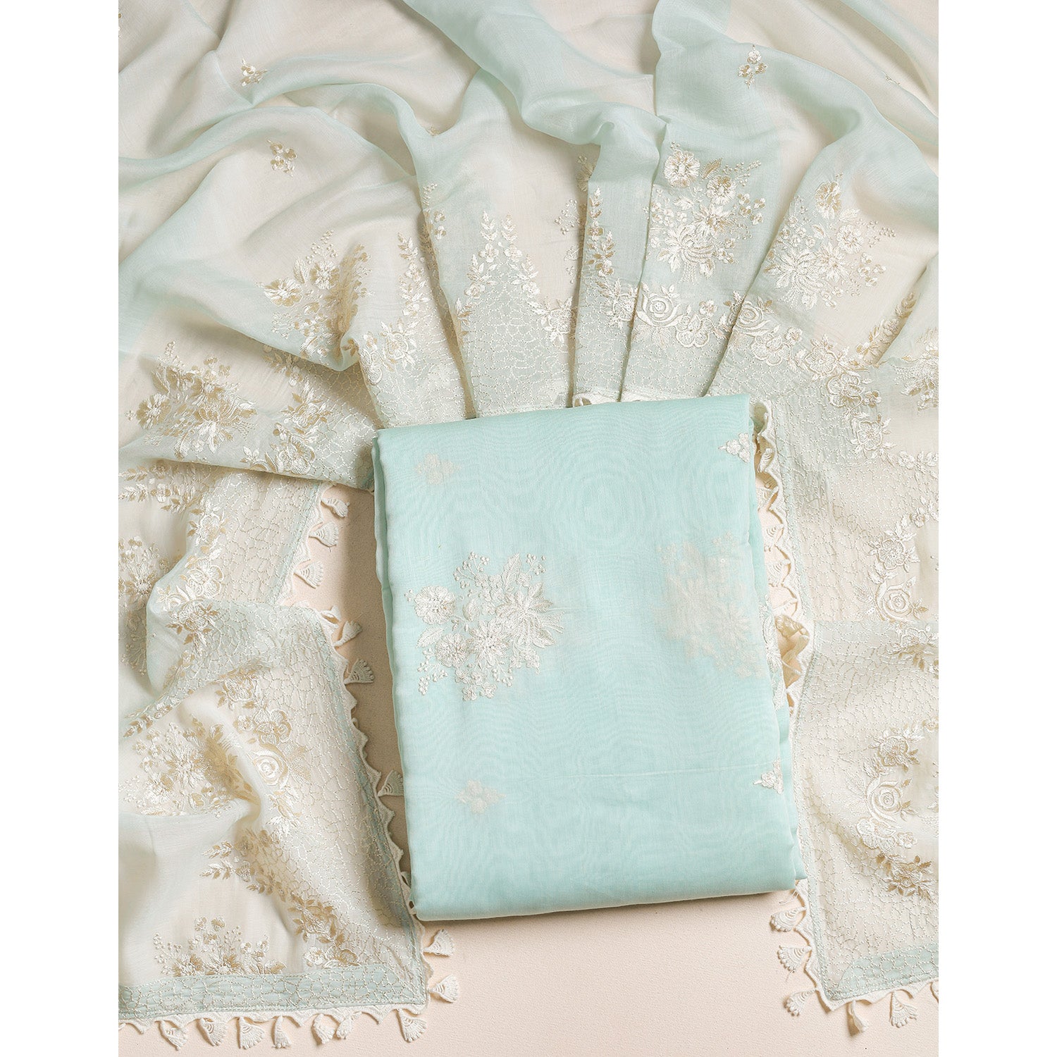 MUL CHANDERI 2 PIECE SET