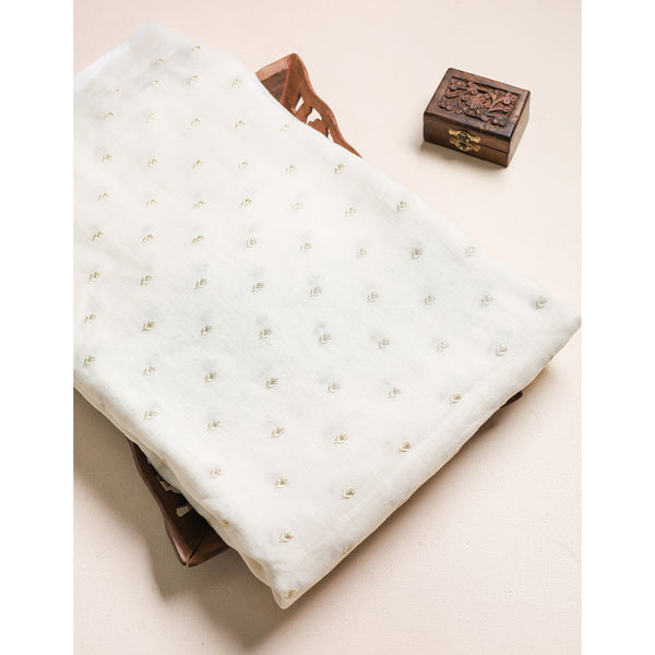 LINEN EMBROIDERED FABRIC