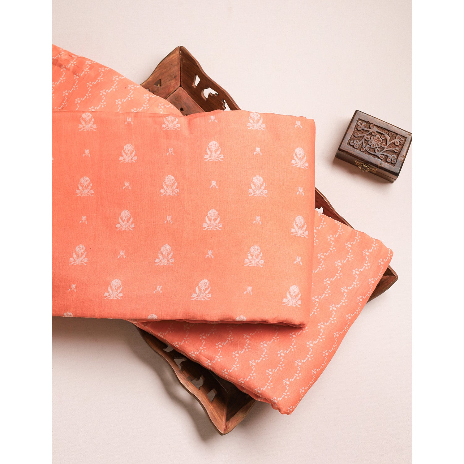 MUL CHANDERI PRINTED FABRICS