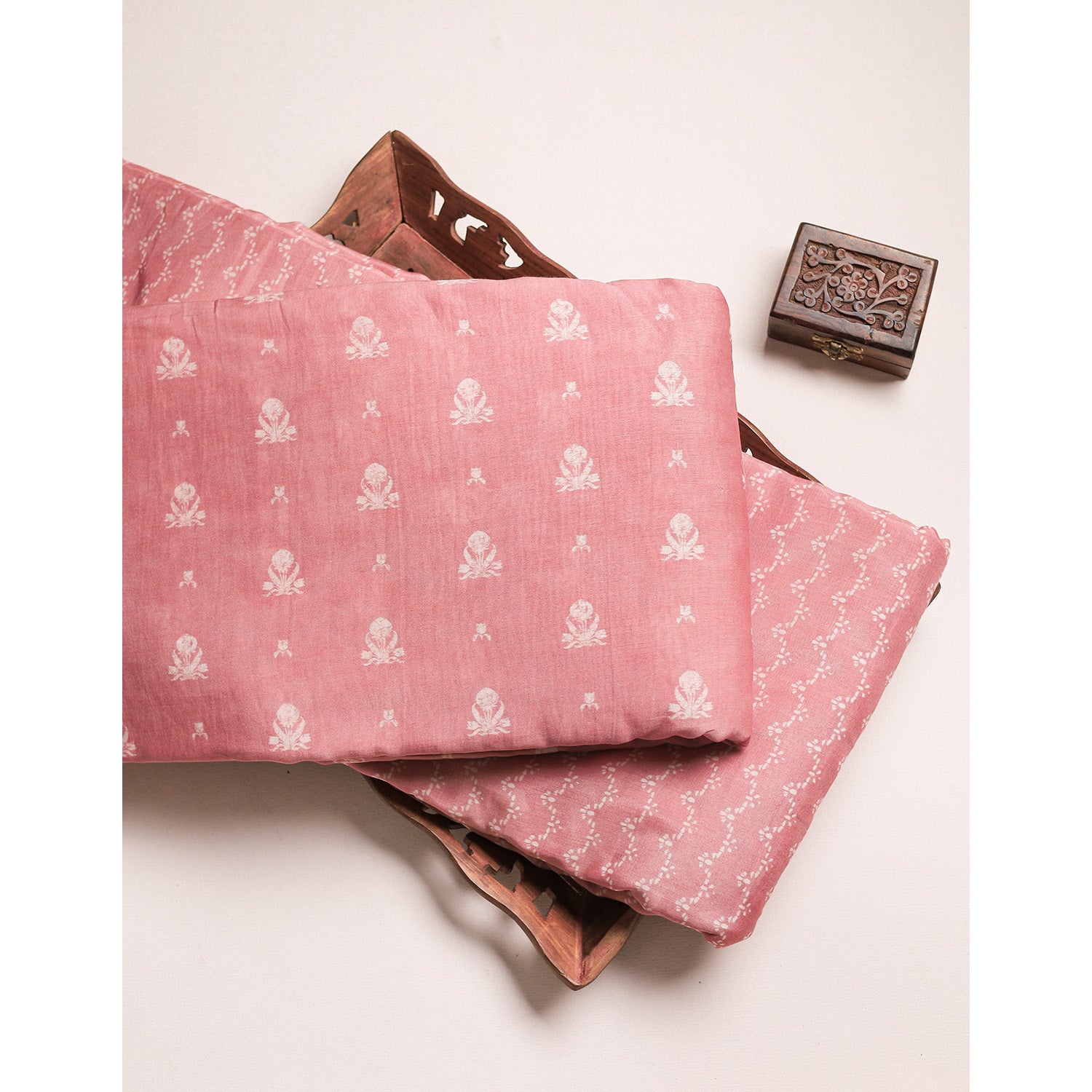 MUL CHANDERI PRINTED FABRICS