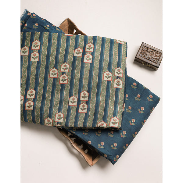 MUL CHANDERI PRINTED FABRICS