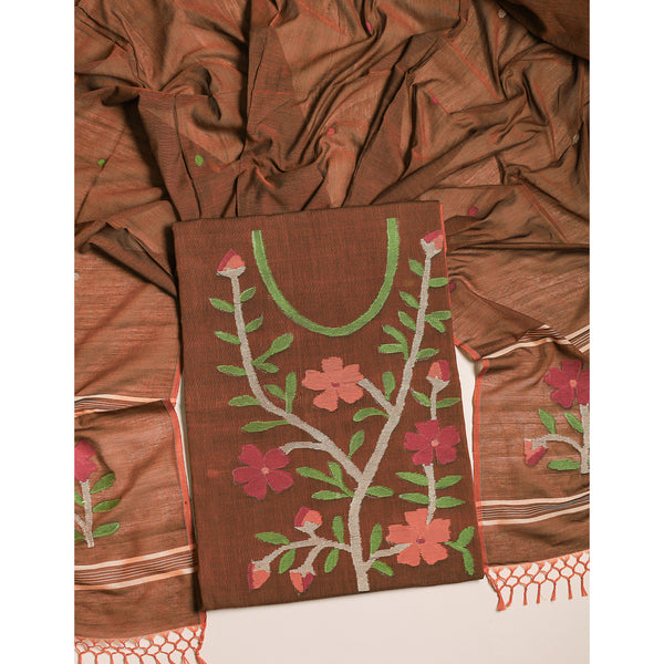 PURE COTTON JAMDHANI SUIT SET