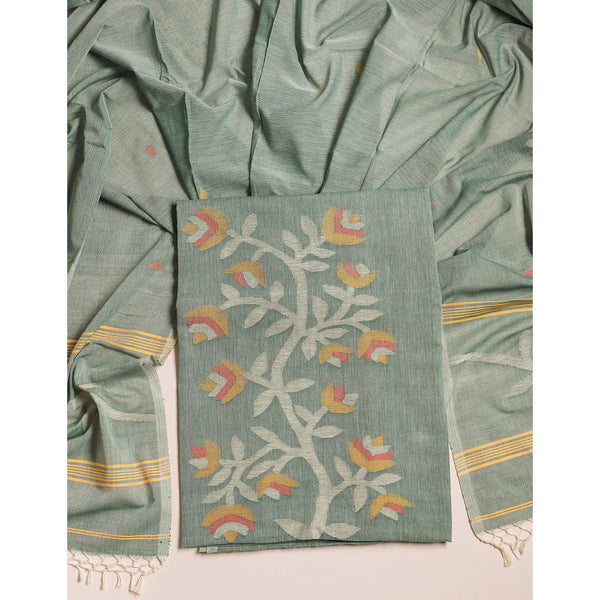 PURE COTTON JAMDHANI SUIT SET