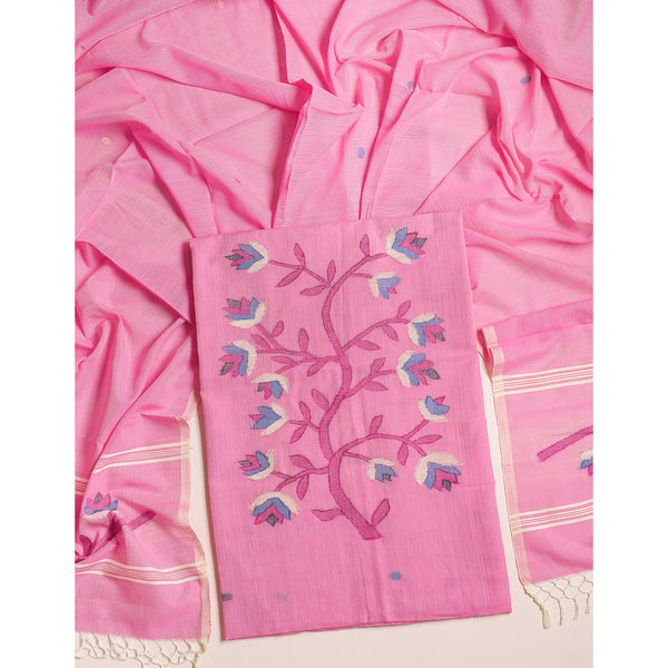 PURE COTTON JAMDHANI SUIT SET