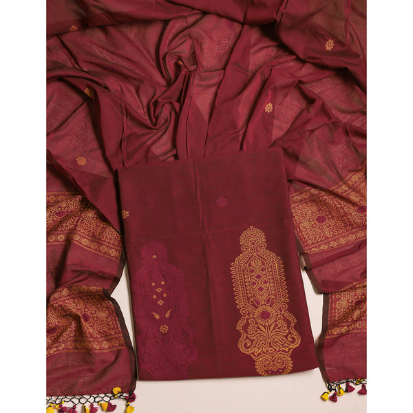 PURE COTTON JAMDHANI SUIT SET