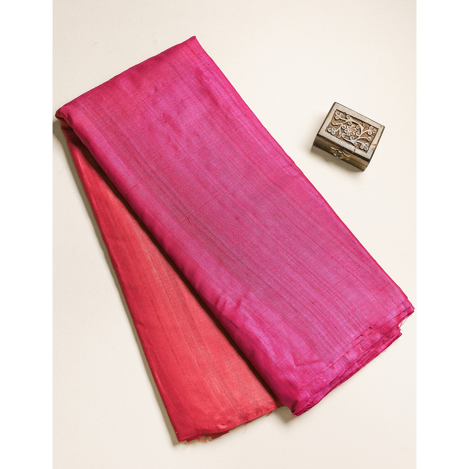 PURE HANDLOOM DESI TUSSAR FABRIC