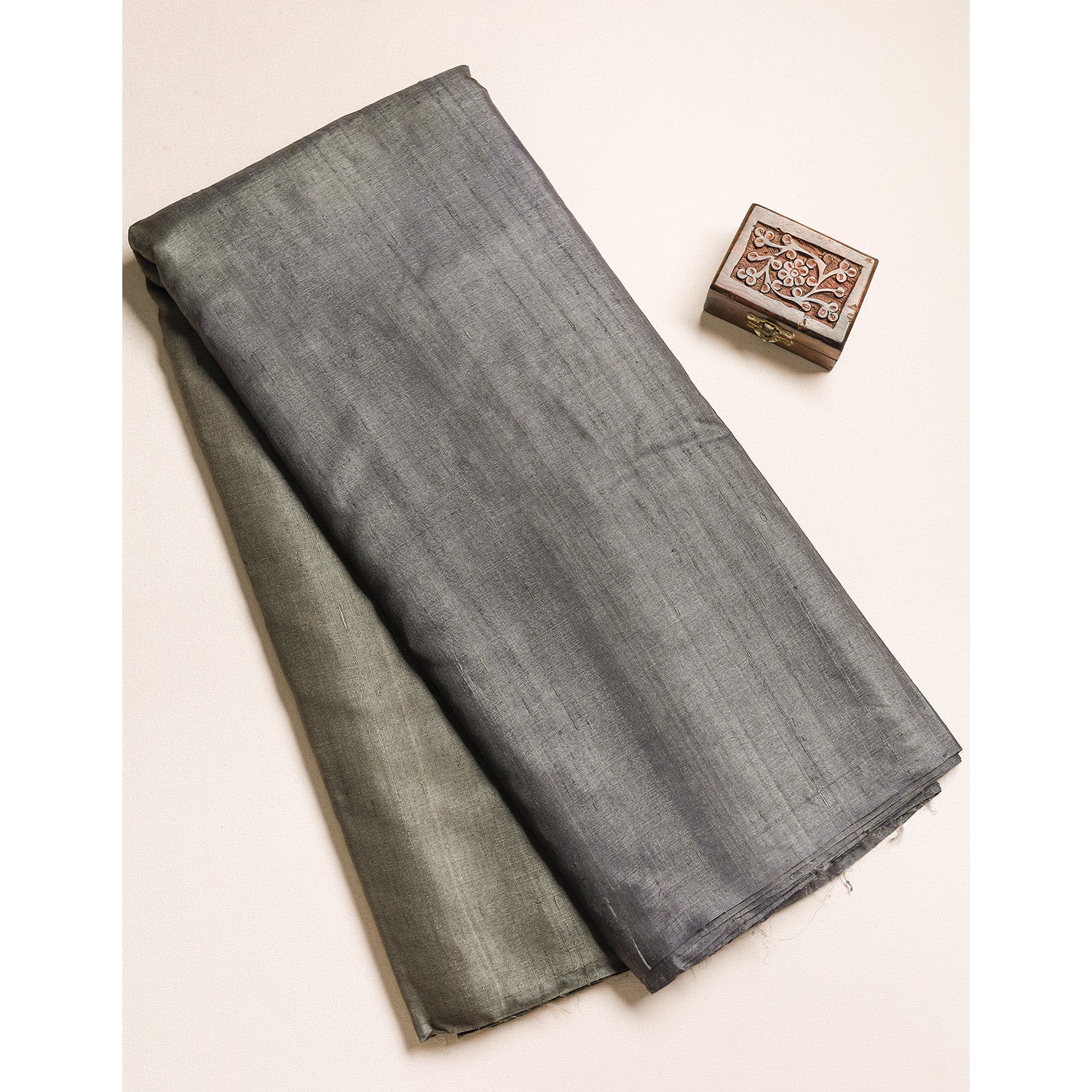 PURE HANDLOOM DESI TUSSAR FABRIC