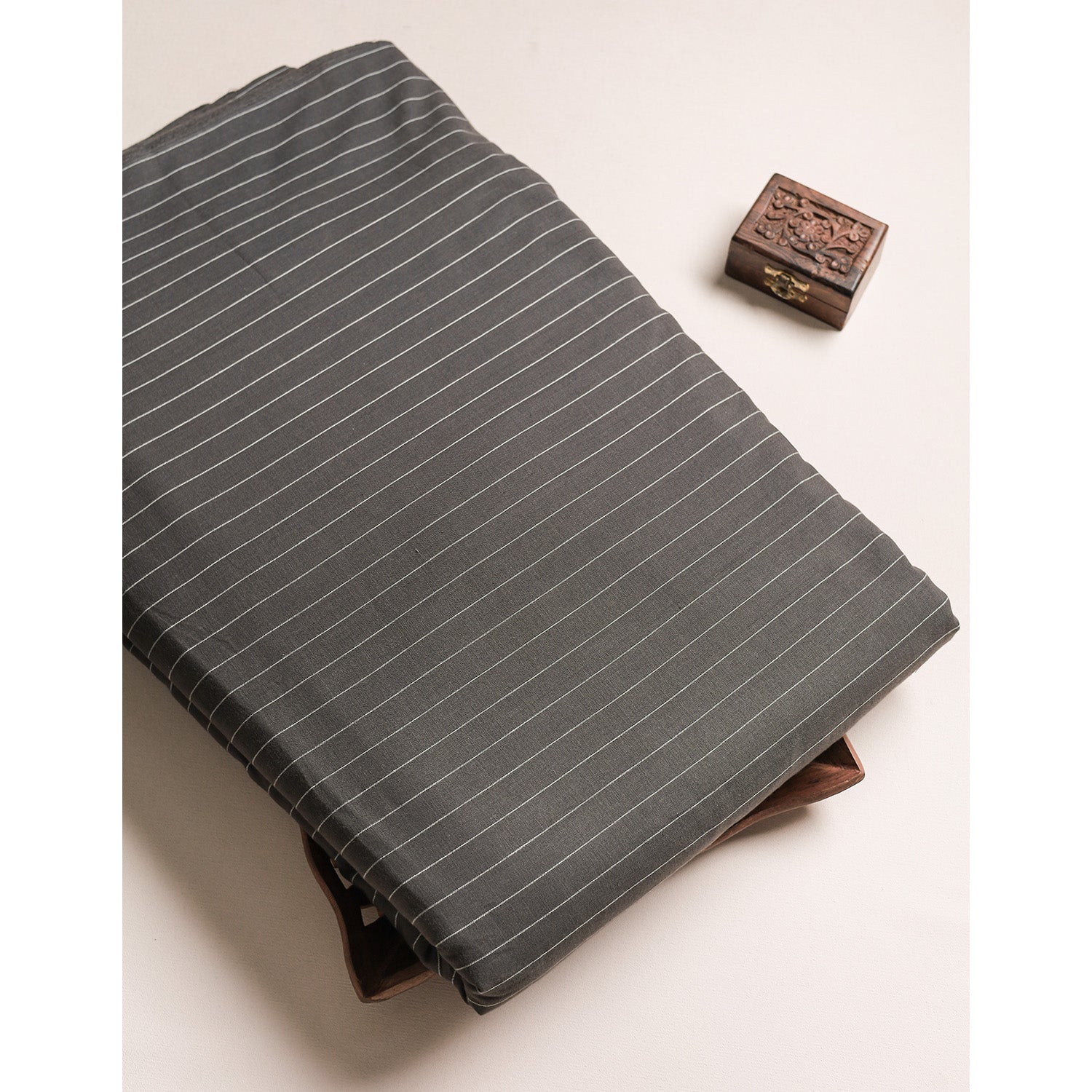 COTTON HANDLOOM STRIPED FABRIC