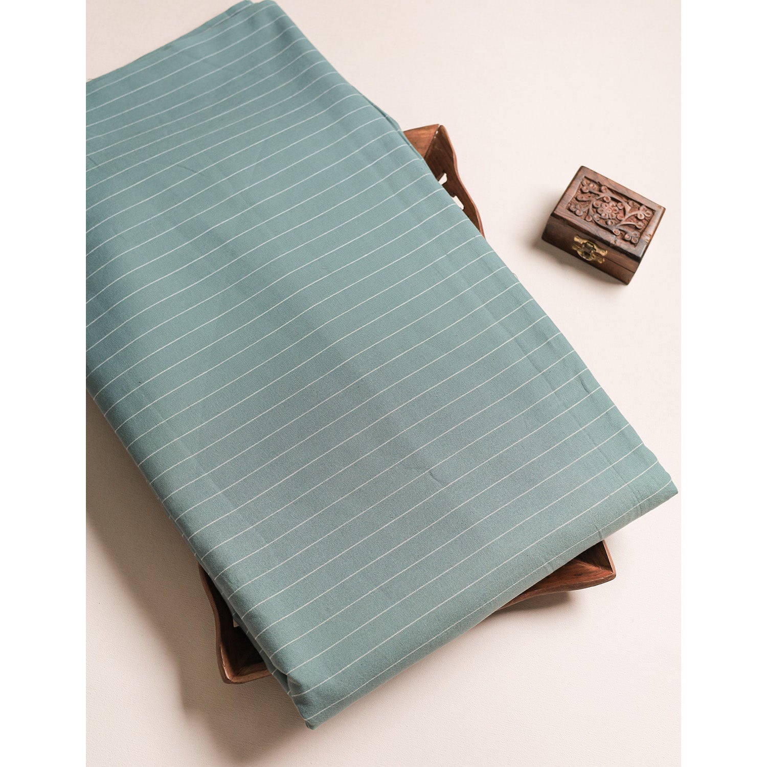 COTTON HANDLOOM STRIPED FABRIC