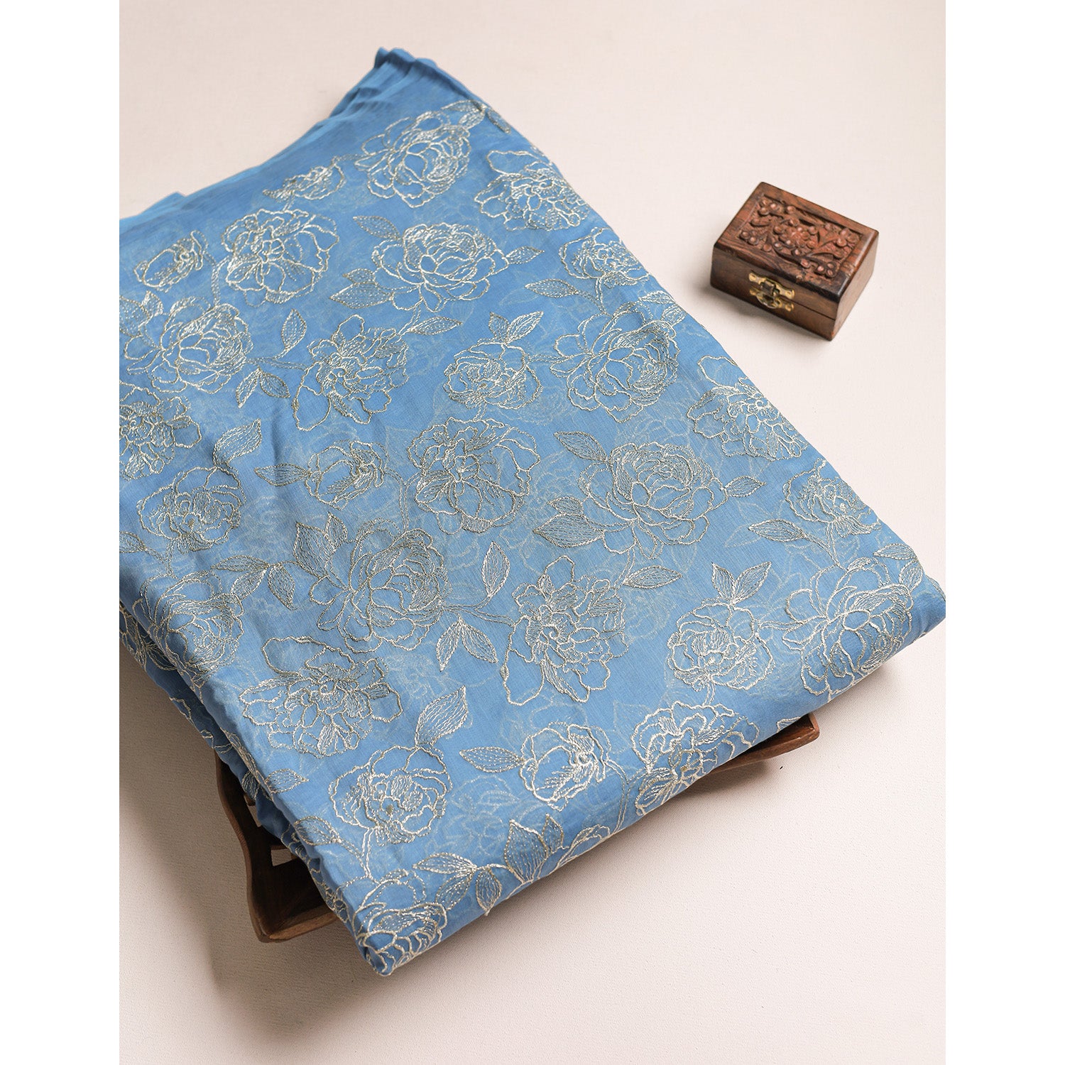 MALAI CHANDERI EMBROIDERED MIX & MATCH