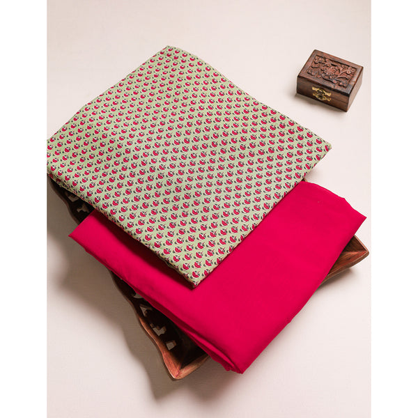 MALAI CHANDERI PRINTED MIX & MATCH