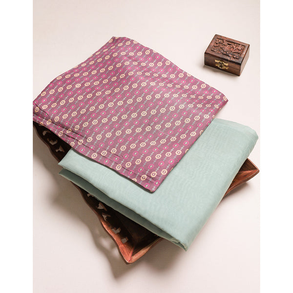 MALAI CHANDERI PRINTED MIX & MATCH