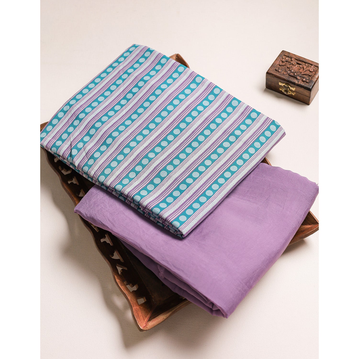 MALAI CHANDERI PRINTED MIX & MATCH