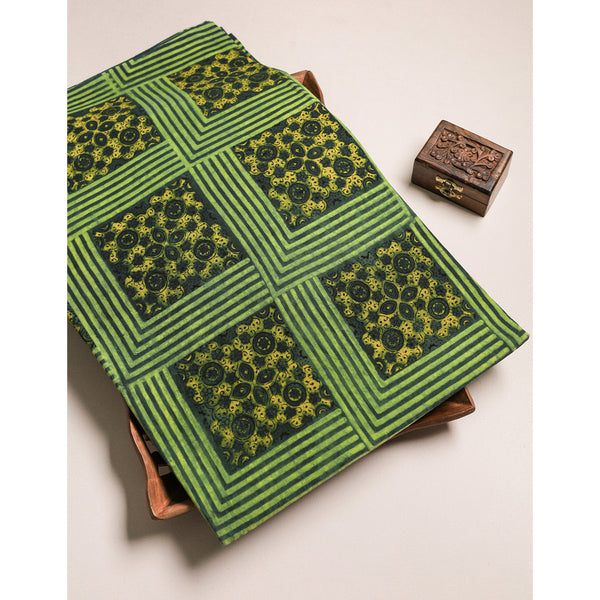 Pure Cotton Ajrakh Fabric