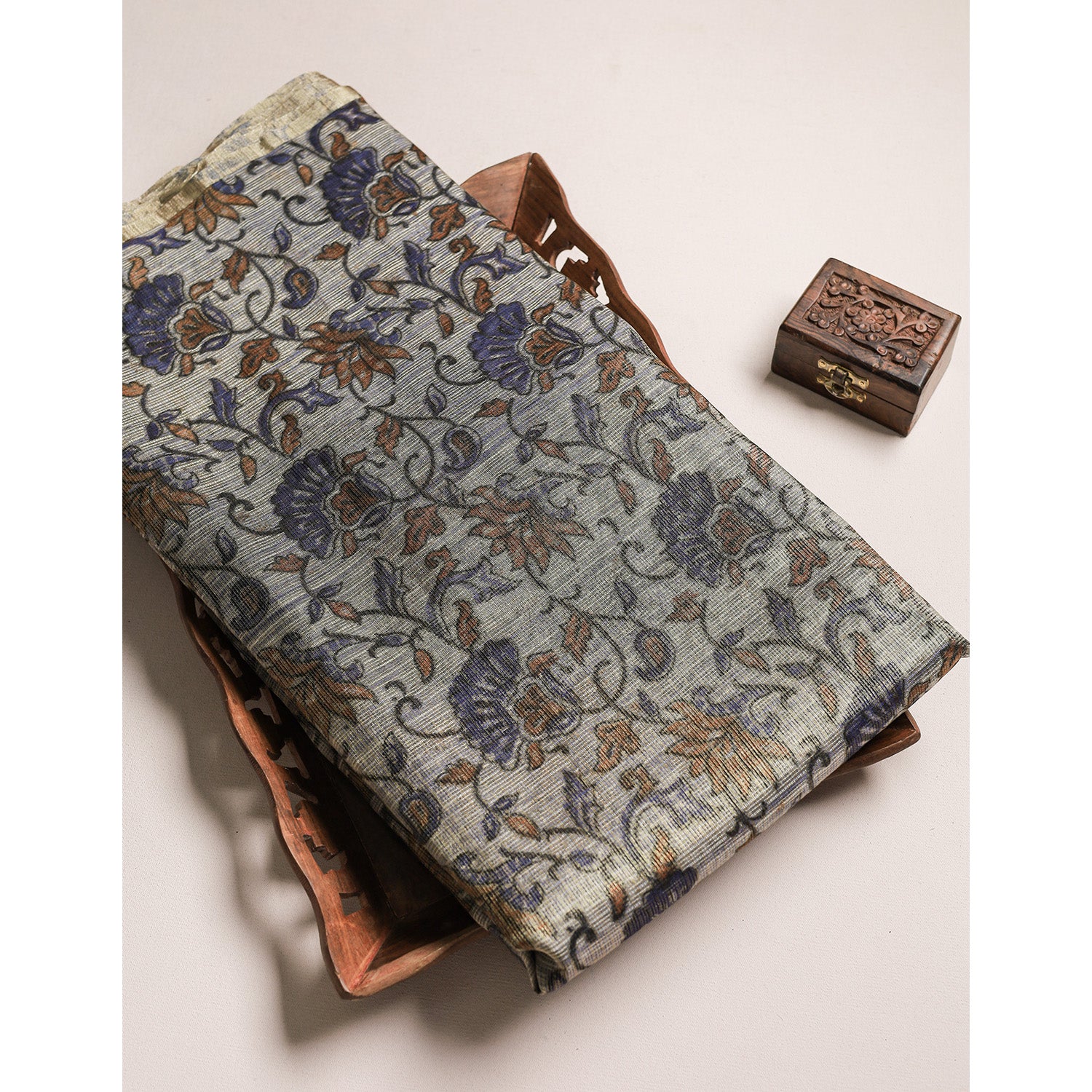 CRUSH KOTA KALAMKARI FABRIC