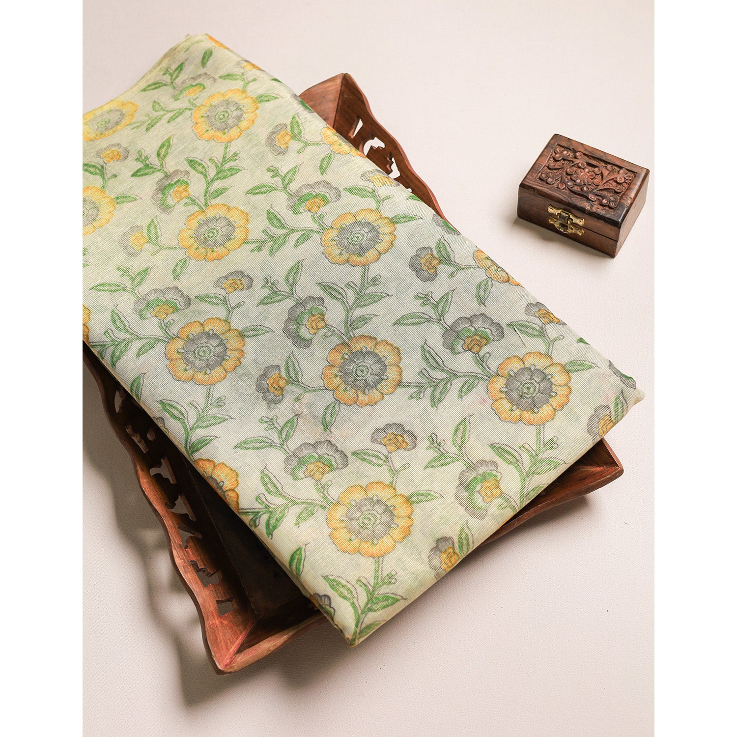 CRUSH KOTA KALAMKARI FABRIC