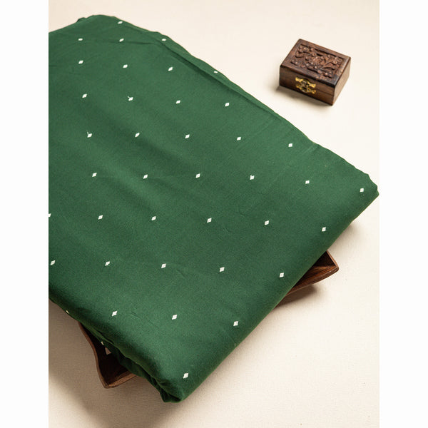 PURE MERCERISED COTTON HANDLOOM FABRIC