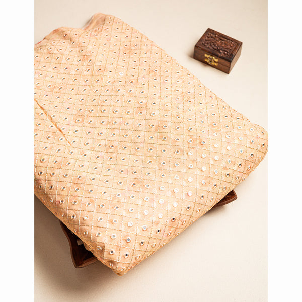 GEORGETTE MIRROR WORK FABRIC