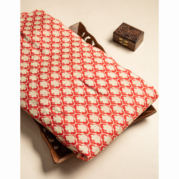 PURE MUL CHANDERI PRINTED FABRIC