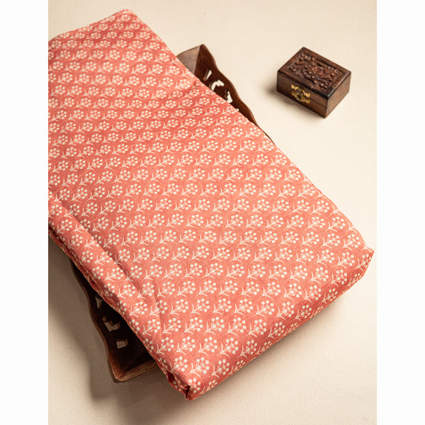 PURE MUL CHANDERI PRINTED FABRIC