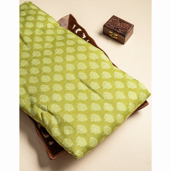 PURE MUL CHANDERI PRINTED FABRIC