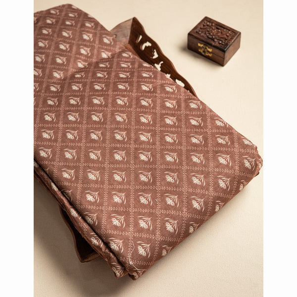 PURE MUL CHANDERI PRINTED FABRIC