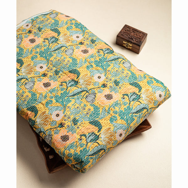 COTTON KANTHA PRINTED FABRIC