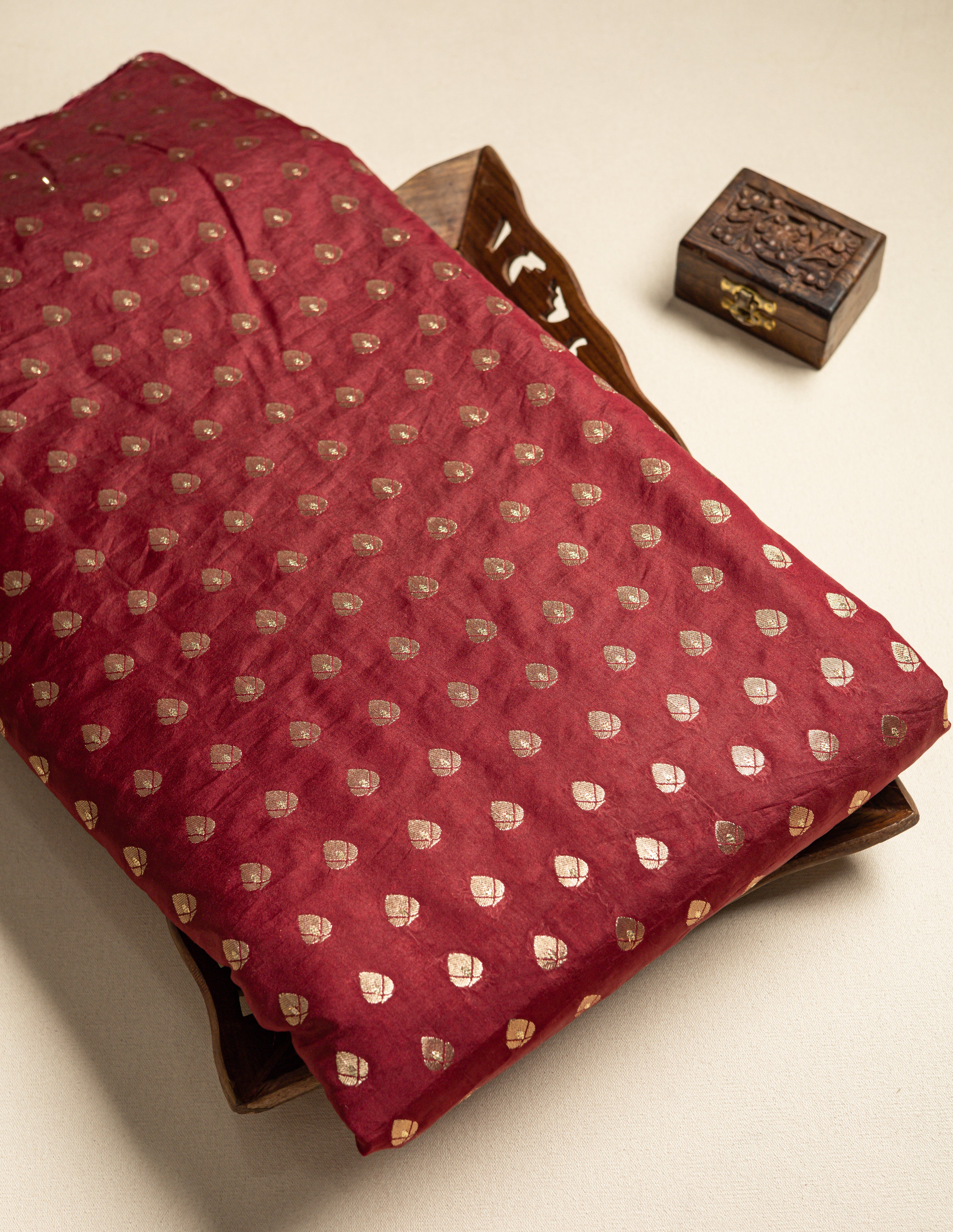 BROCADE SILK BUTTA FABRIC