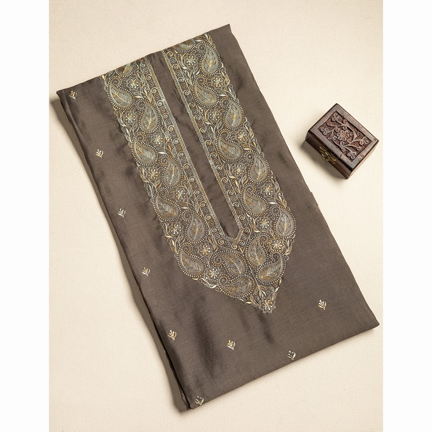 ANVAYA MEN'S PRE-CUT KURTA FABRIC