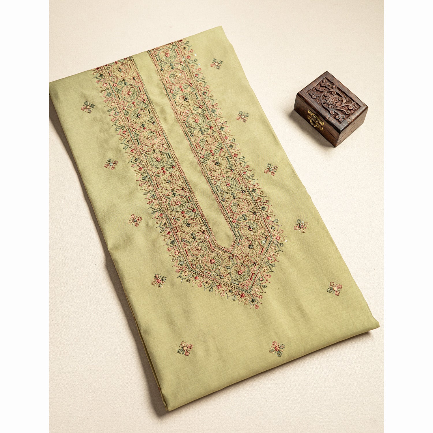 ANVAYA MEN'S PRE-CUT KURTA FABRIC