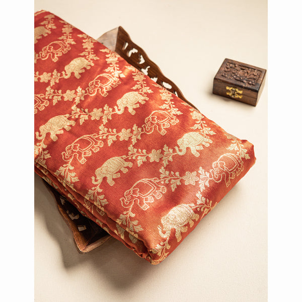 SEMI TISSUE BROCADE FABRIC