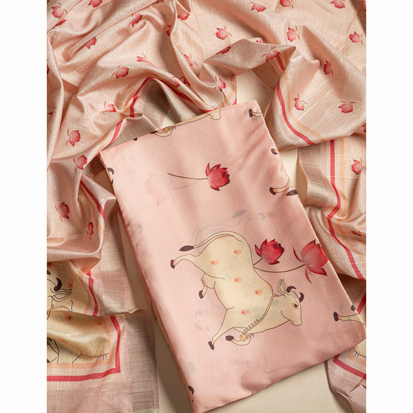 SOFT SILK PICHWAI 2 PIECE SUIT SET