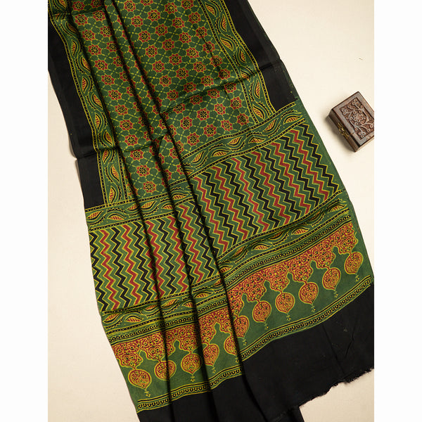 PURE MODAL SILK AJRAKH DUPATTA