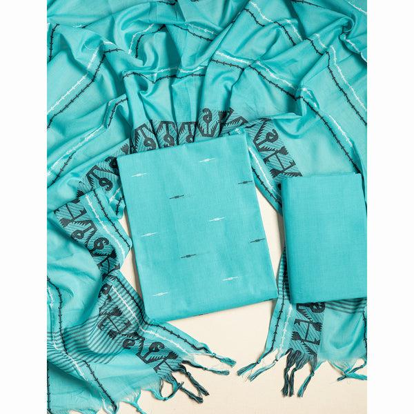 COTTON JAMDHANI SUIT SET