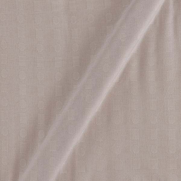 Dyeable Cotton White Colour Jacquard Geometric Butta 43 Inches Width Fabric freeshipping - SourceItRight