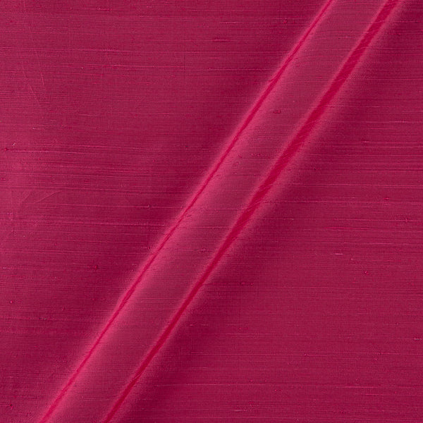 95 gm Pure Handloom Raw Silk Peacock Pink Colour Fabric freeshipping - SourceItRight