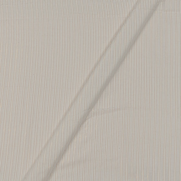 Cotton Dyeable White Colour Lurex Type Stripes Fabric freeshipping - SourceItRight