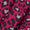 Premium Satin Fuchsia Colour Animal Print 43 Inches Width Fabric freeshipping - SourceItRight
