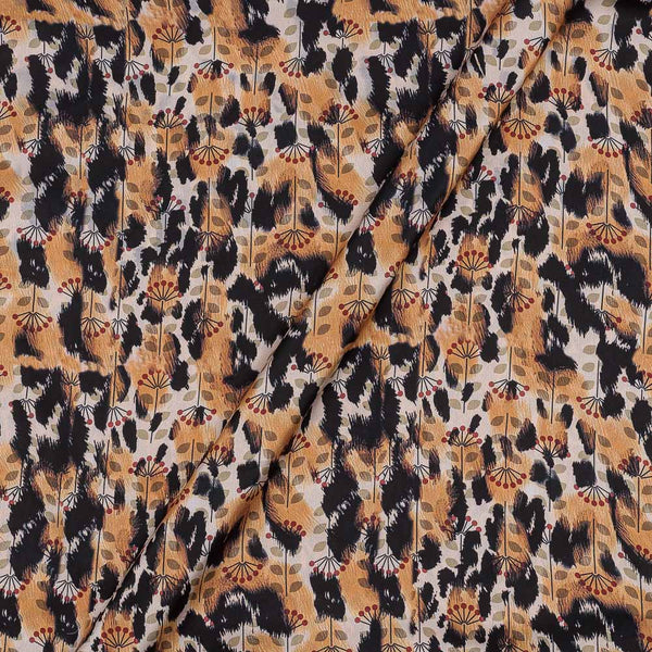 Premium Satin Mauve Colour Animal Print 43 Inches Width Fabric freeshipping - SourceItRight