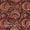 Cotton Maroon Colour Floral Jaal Pattern Natural Kalamkari Fabric freeshipping - SourceItRight
