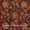 Buy Cotton Maroon Colour Floral Jaal Pattern Natural Kalamkari Fabric 2074AKE Online